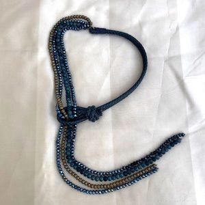 Leather and Bead Necklace